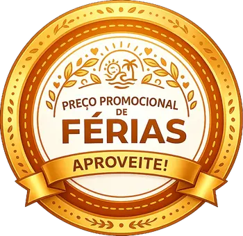 Selo Promoção Mês de Férias